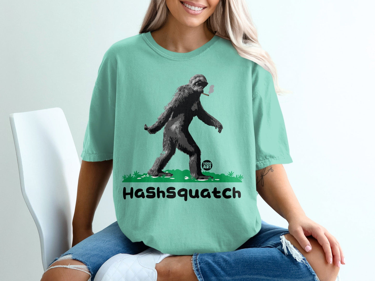 HashSquatch Todd Art Print Graphic Tee
