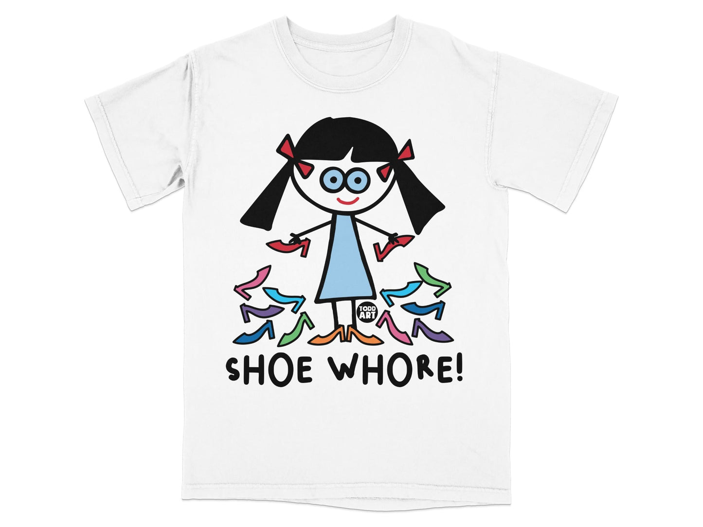 SHOE WHORE Graphic Tee Funny Fashion Shirt