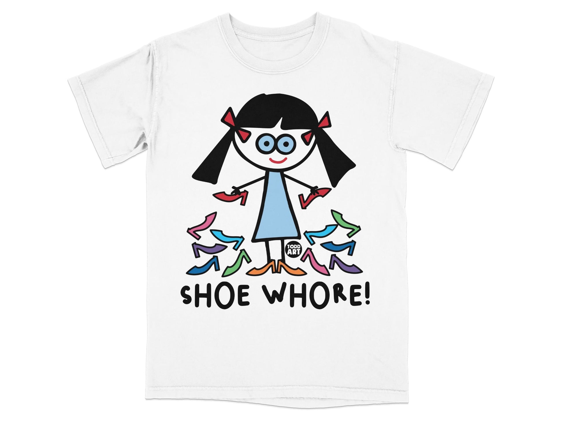 SHOE WHORE Graphic Tee Funny Fashion Shirt