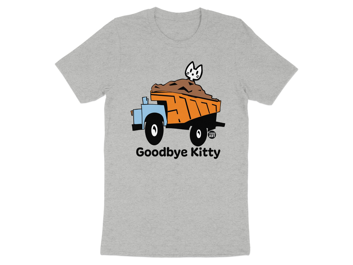 Goodbye Kitty Graphic Tee Casual T-Shirt Design