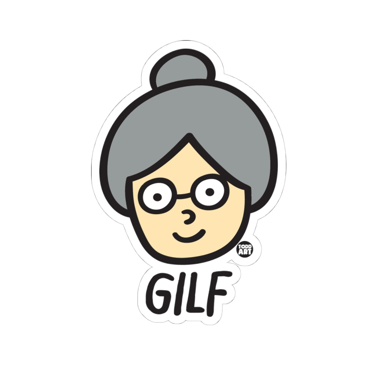 Gilf Todd Art Sticker