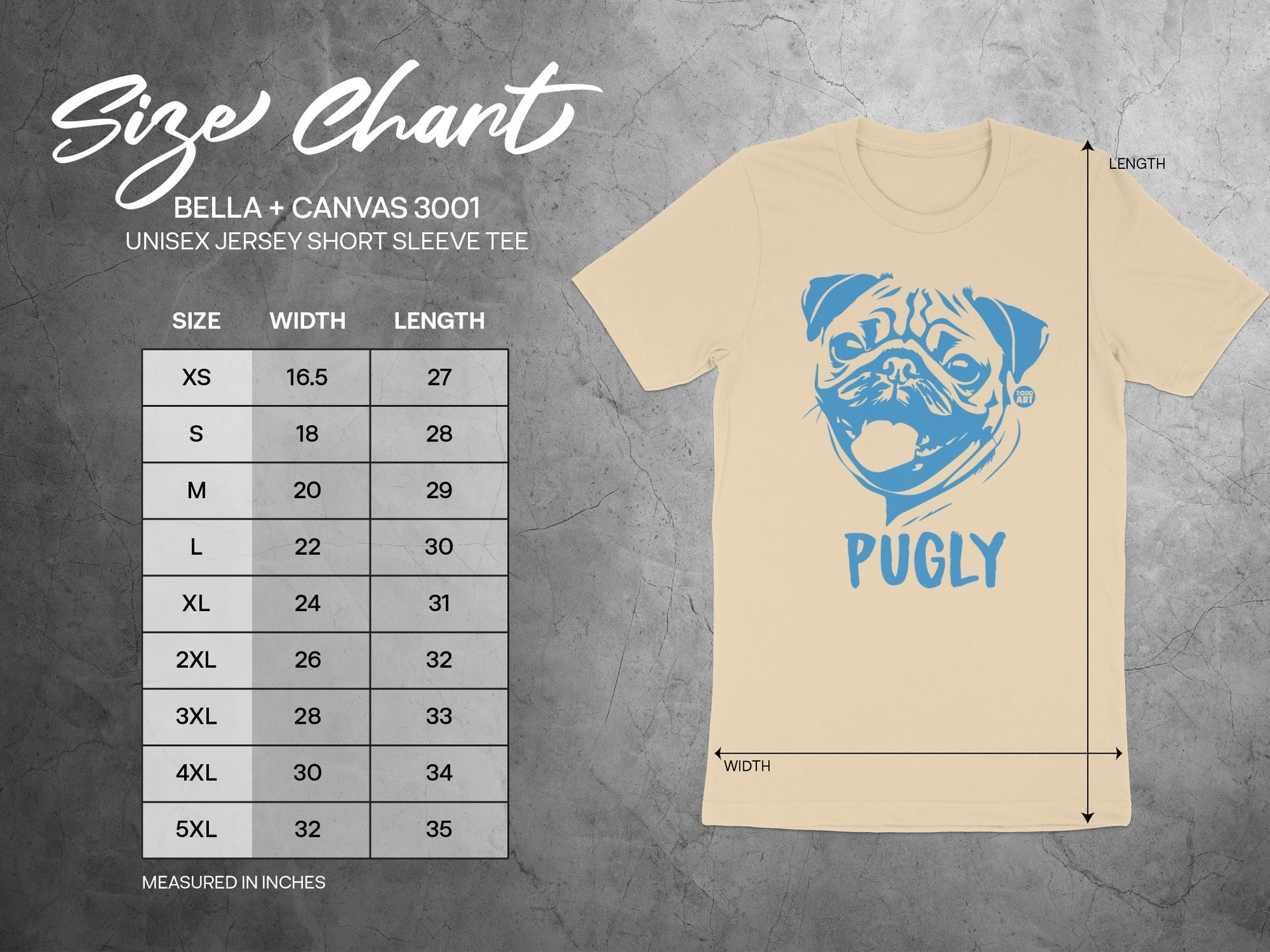 Pugly Graphic Unisex Jersey Short Sleeve Tee product