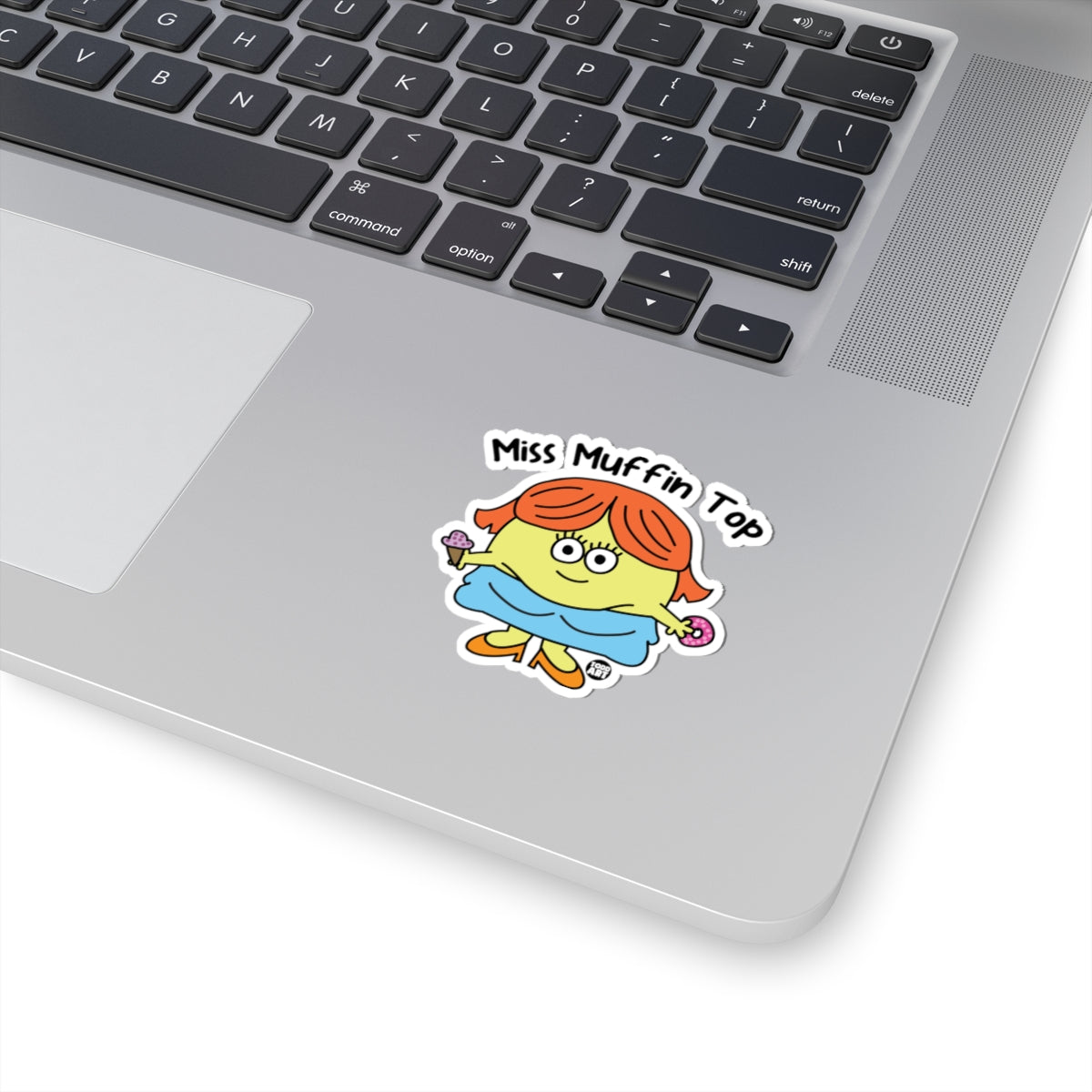 Miss Muffin Top Todd Art Sticker