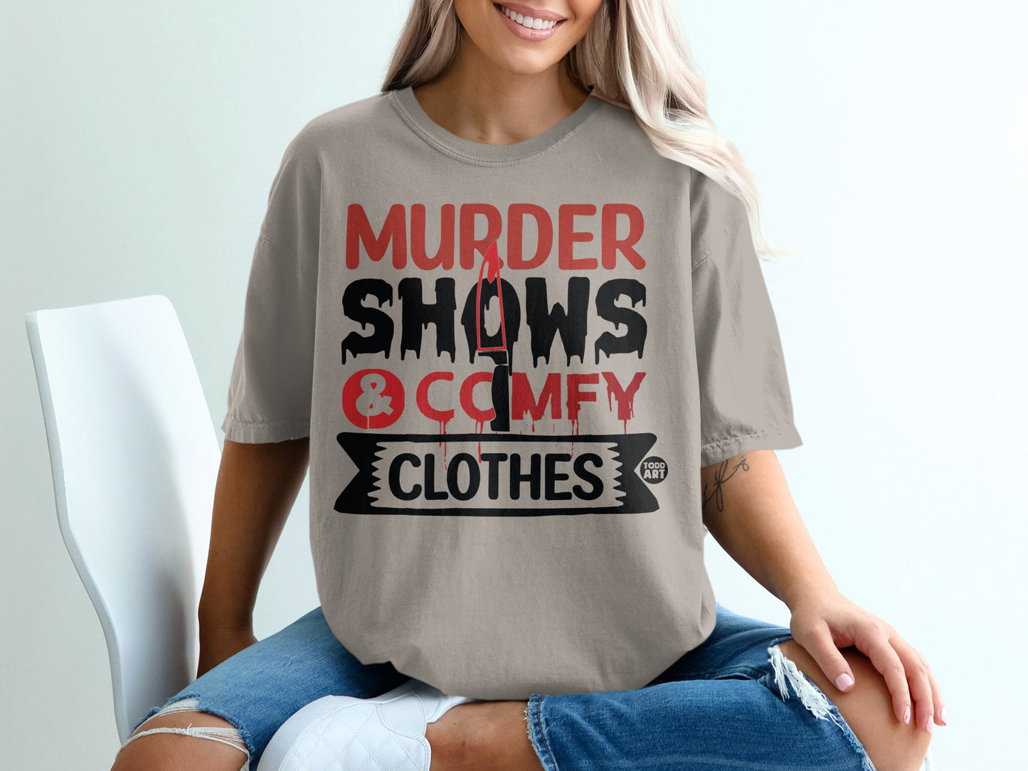 Murder Shows & Comfy Clothes Funny Gift product type