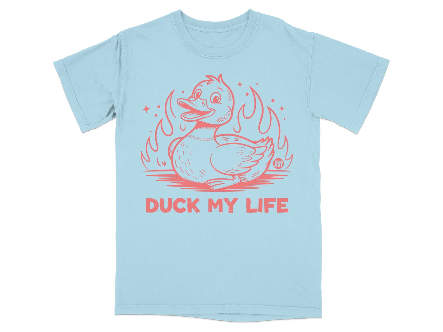 Duck My Life Humorous Graphic Tee for Fun Outfits