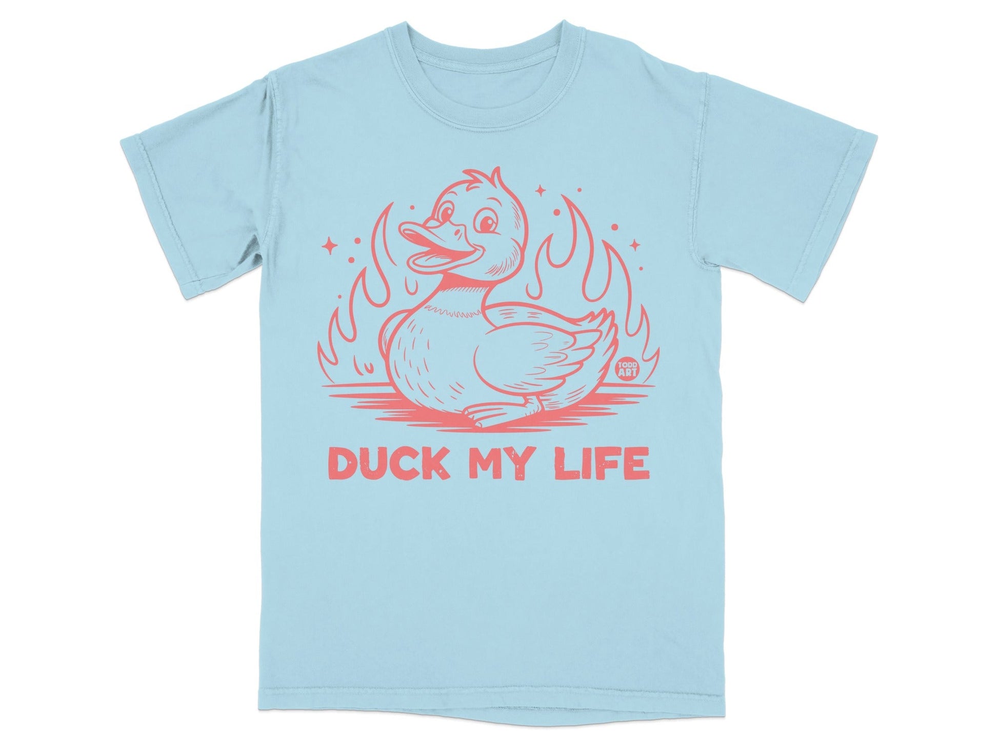 Duck My Life Humorous Graphic Tee for Fun Outfits