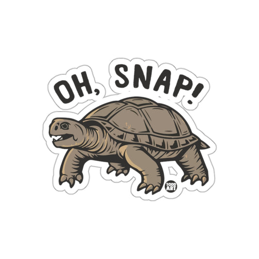 Oh Snap Cartoon Turtle Sticker Fun Art Product
