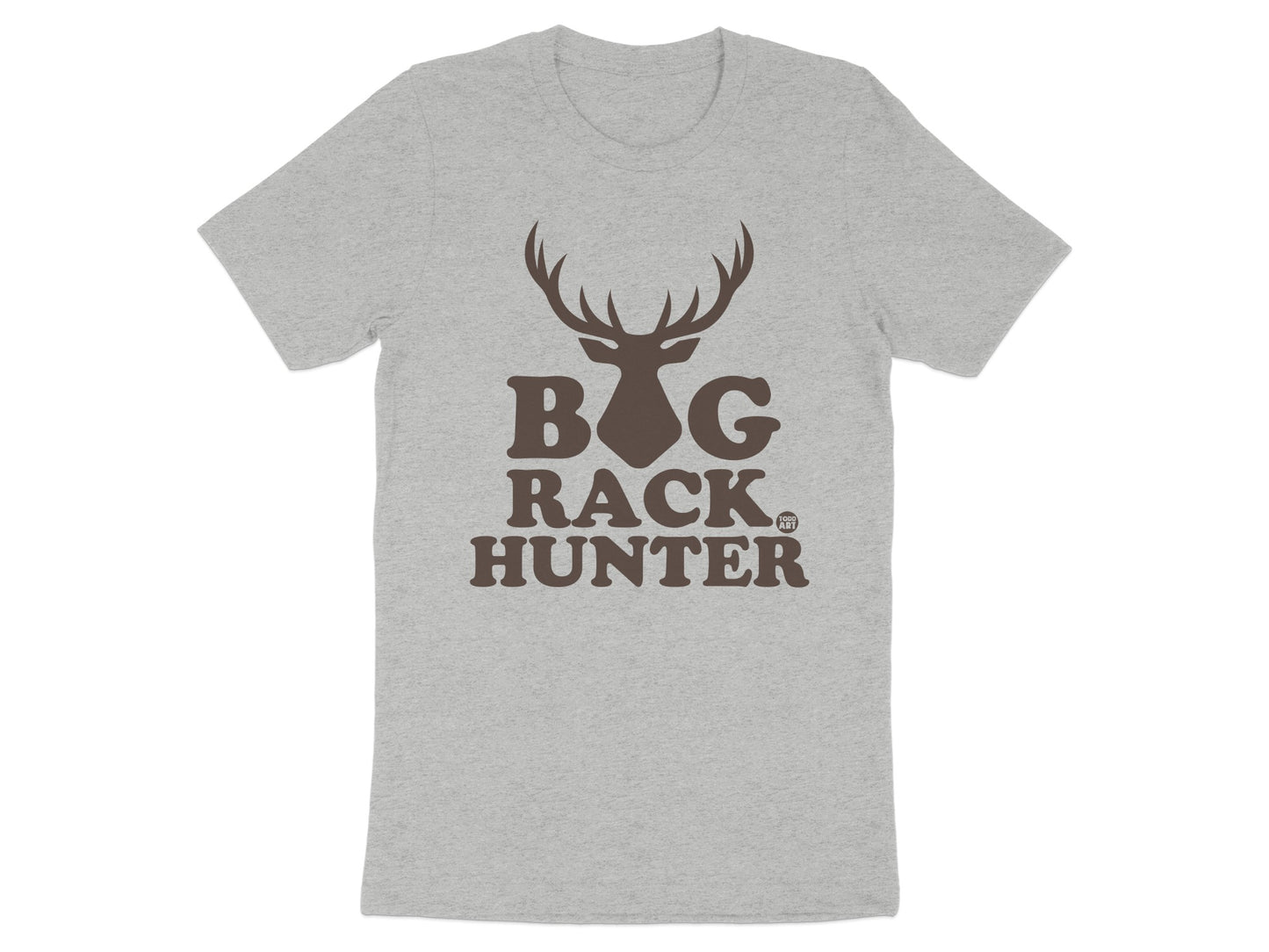 Big Rack Hunter Graphic Design Tee Shirt
