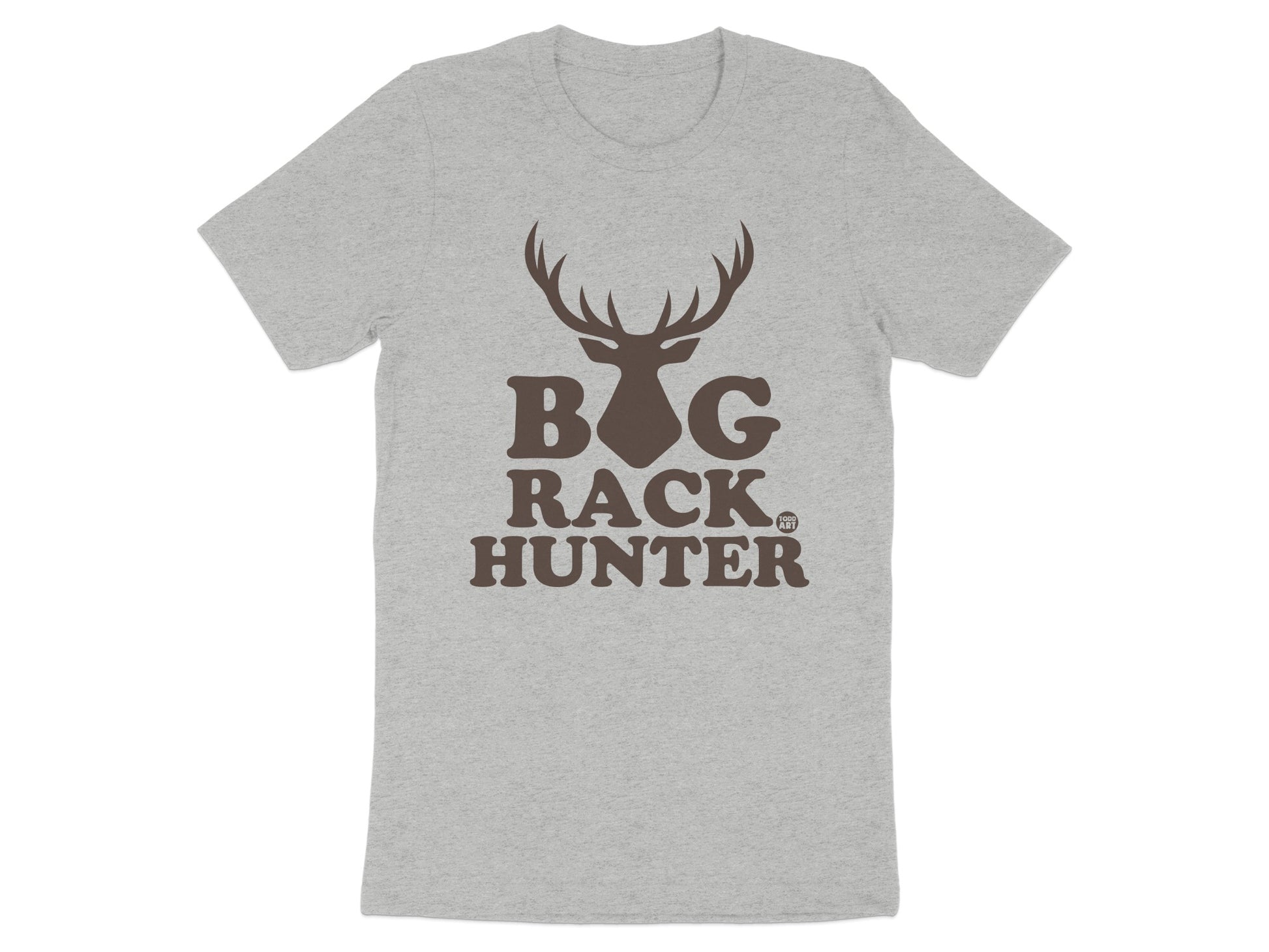 Big Rack Hunter Graphic Design Tee Shirt