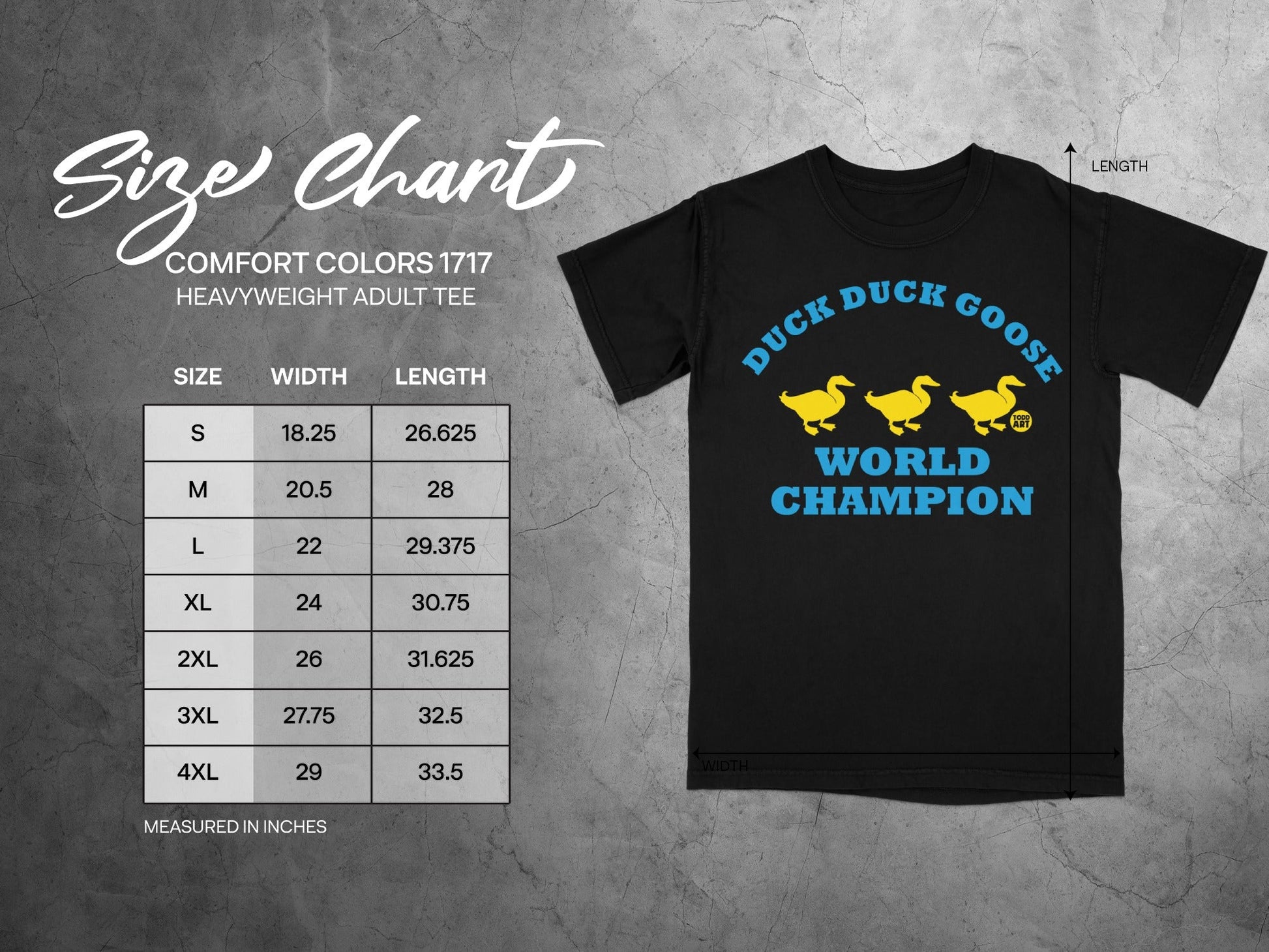 Duck Duck Goose World Champion Adult Tee