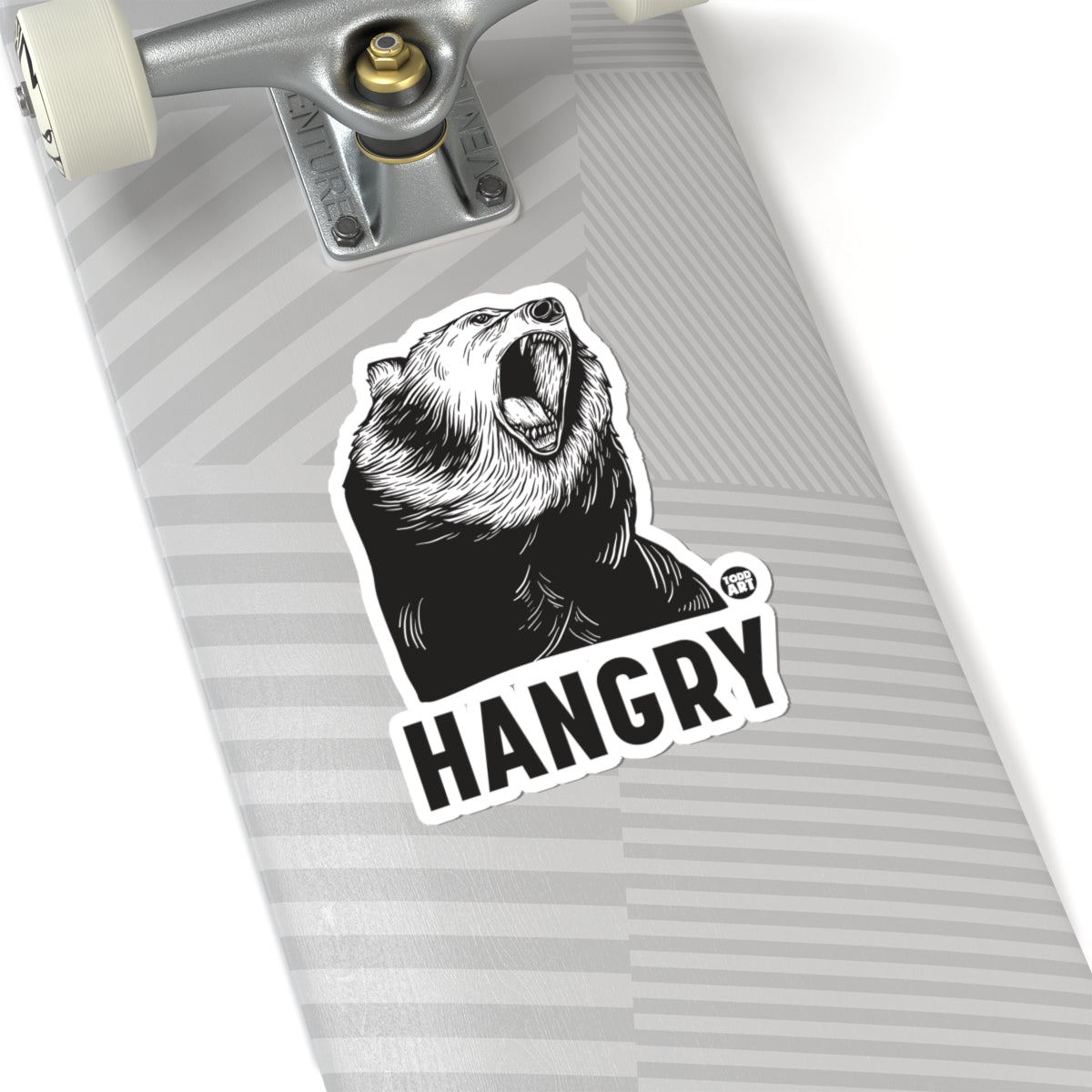 Hangry BearTodd Art Sticker