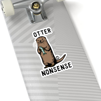 Otter NonsenseTodd Art Sticker