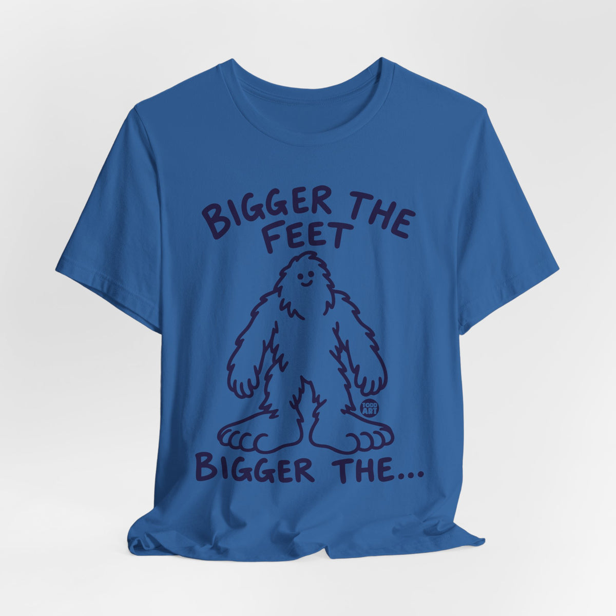 bigger the feet