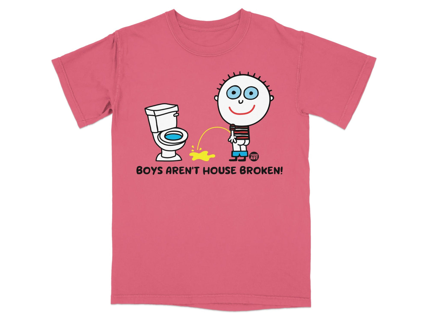 Boys Aren't House Broken Graphic T-Shirt for Kids