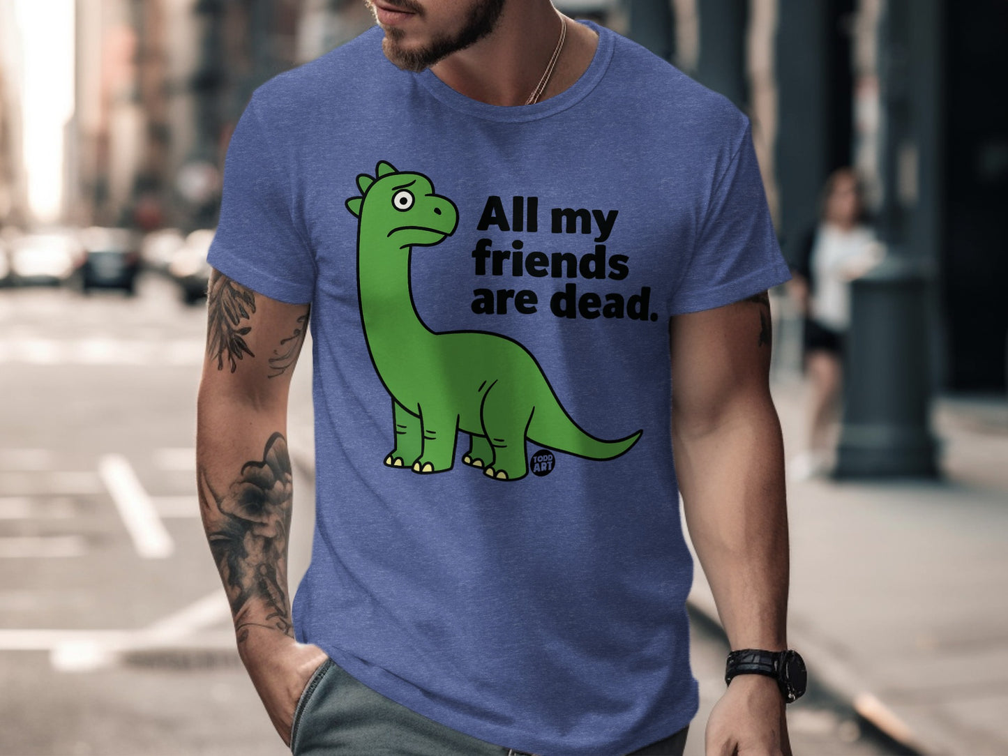All My Friends Are Dead Dinosaur T-Shirt