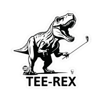 Tee-Rex GolfingTodd Art Sticker