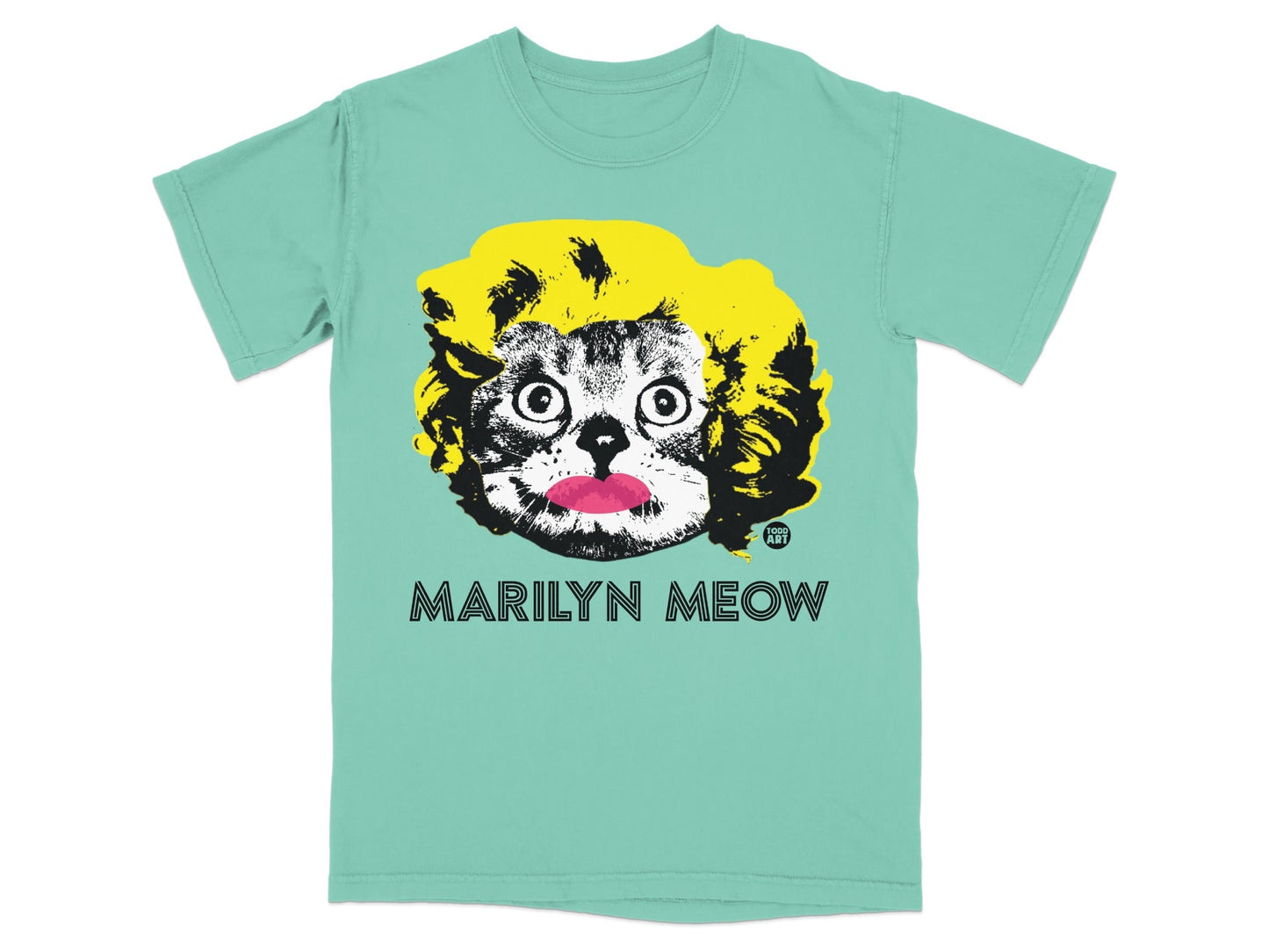 Marilyn Meow Graphic T-Shirt for Cat Lovers