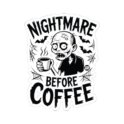 Coffee ZombieTodd Art Sticker