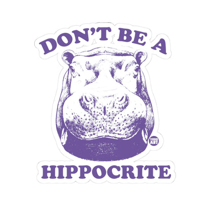 Hippocrite WarningTodd Art Sticker