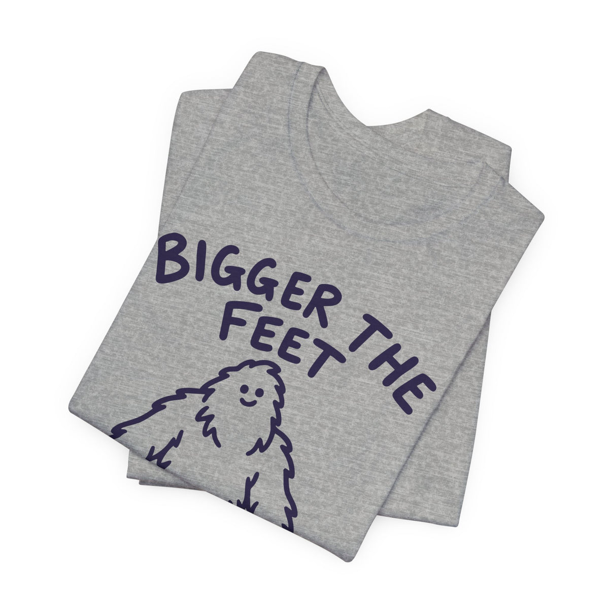 bigger the feet