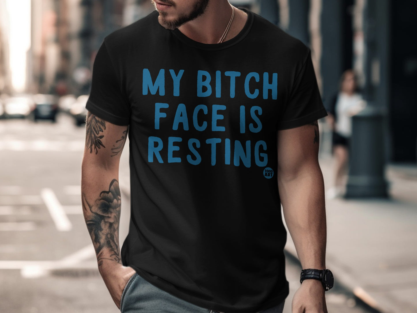 My Bitch Face Is Resting Statement T-Shirt