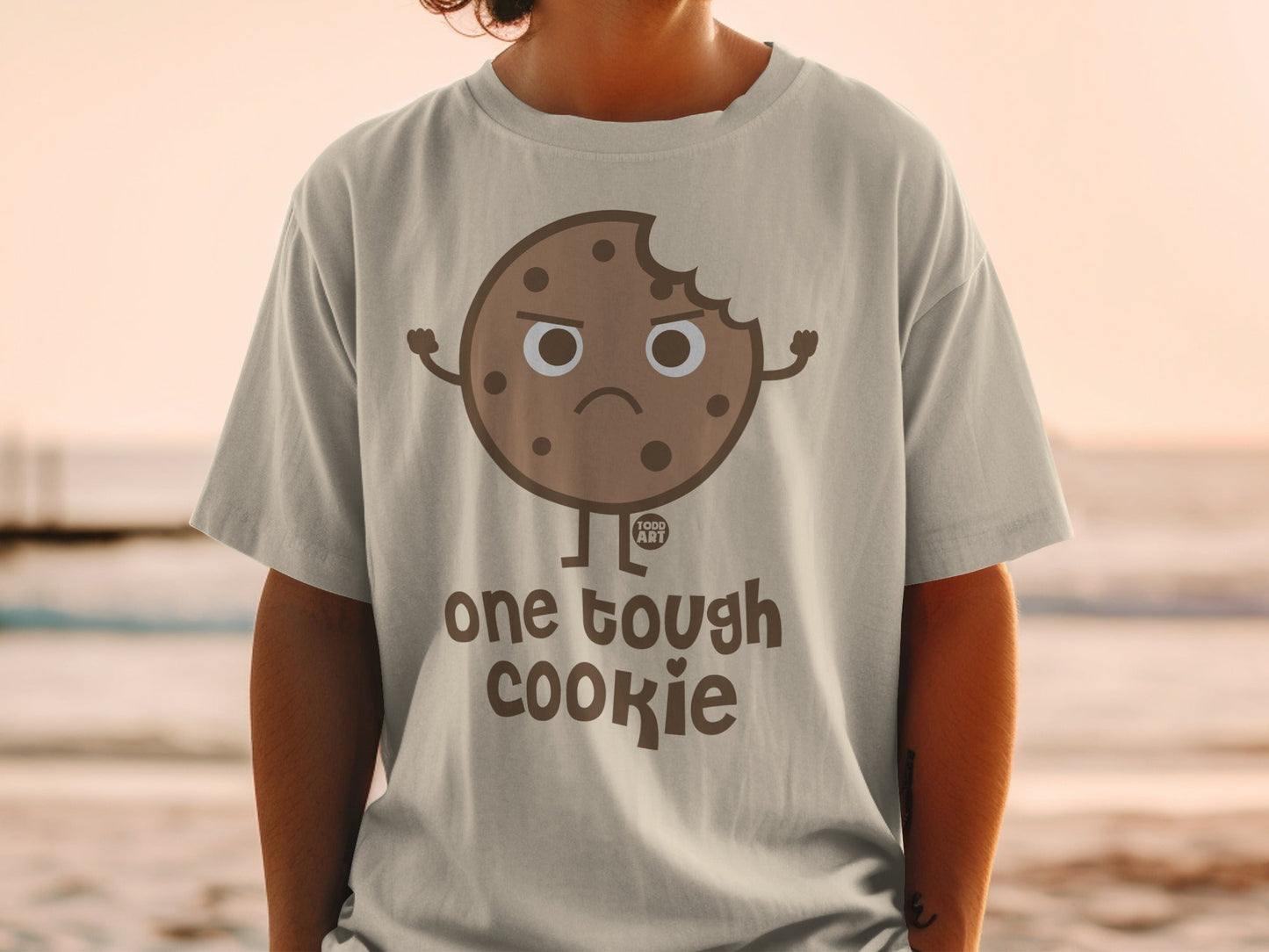 One Tough Cookie Graphic Humorous Unisex T-Shirt