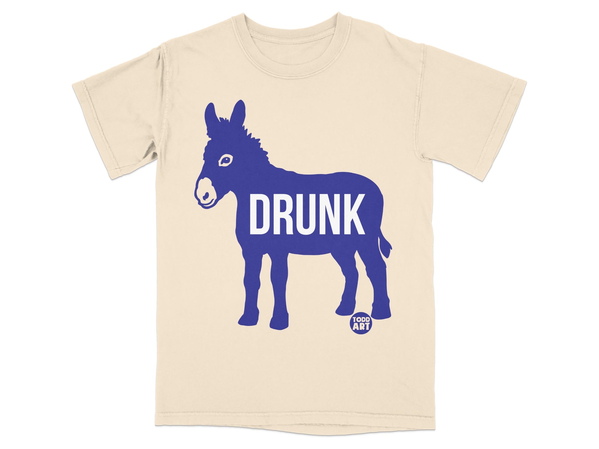 Drunk Donkey Todd Art Graphic T-Shirt Design