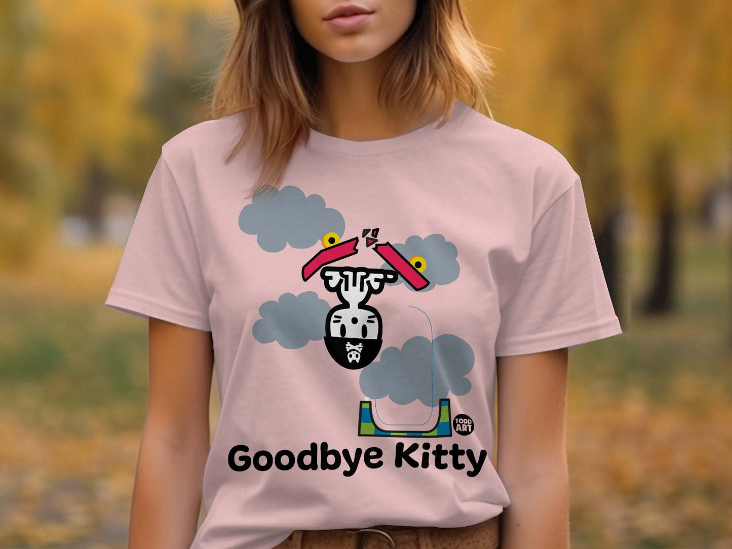 Goodbye Kitty Graphic Tee for Unique Style