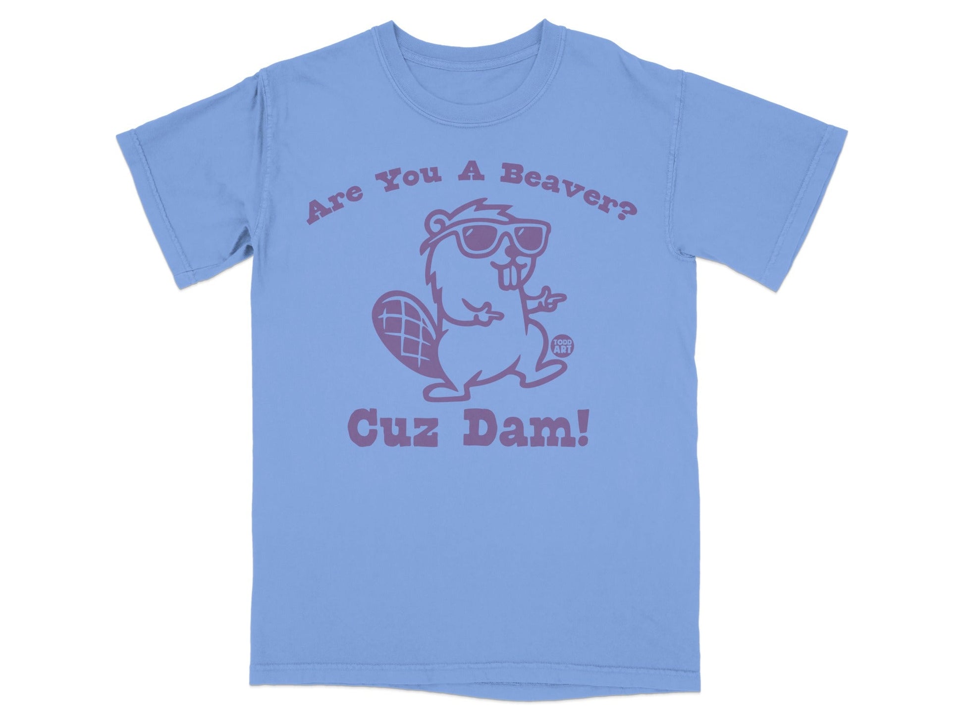 Are You A Beaver Cuz Dam Funny Graphic T-Shirt