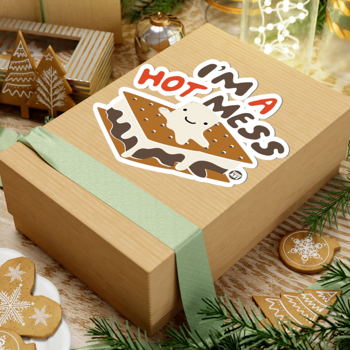 S'mores NightTodd Art Sticker