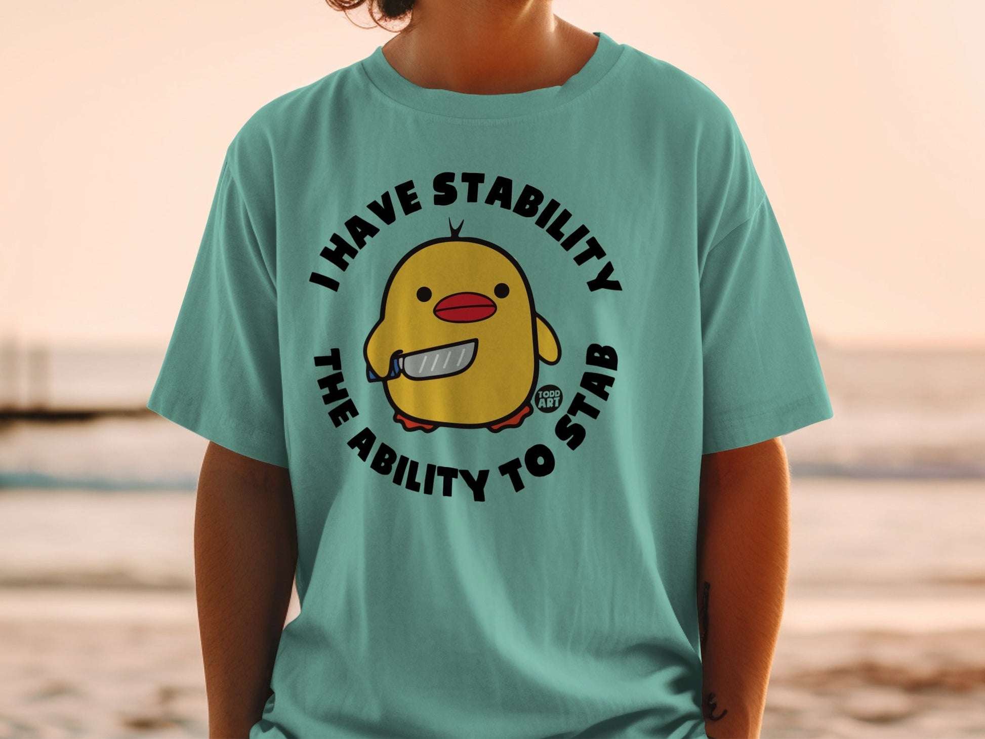 I Have Stability The Ability To Stab Funny T-shirt