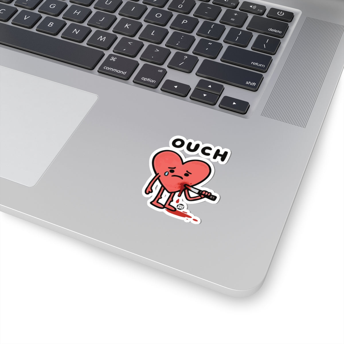 Wounded HeartTodd Art Sticker