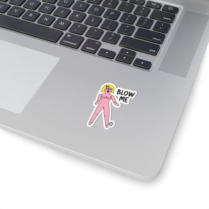 Pink WhispersTodd Art Sticker