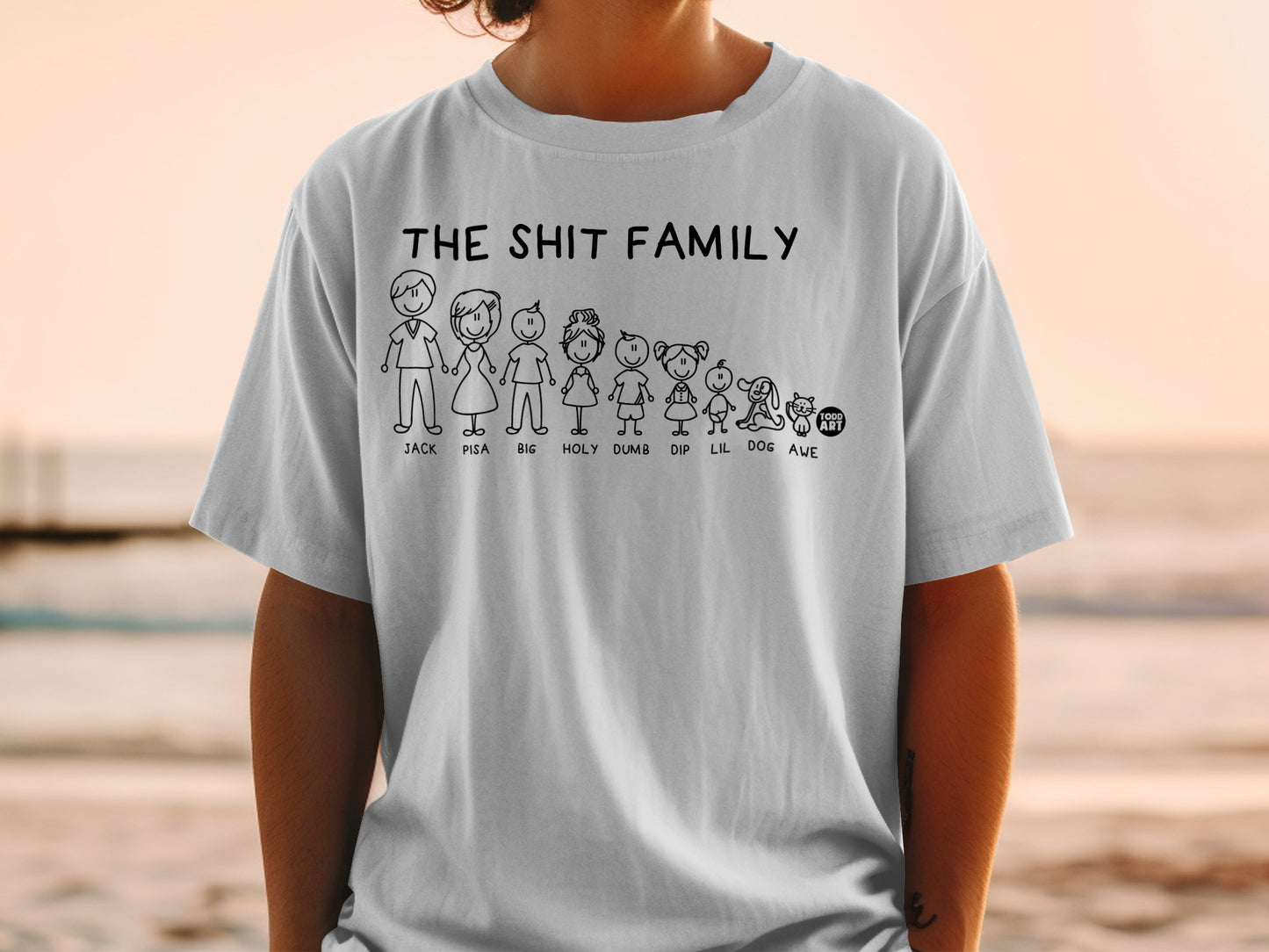 The Shit Family Funny Stick Figures Names product type