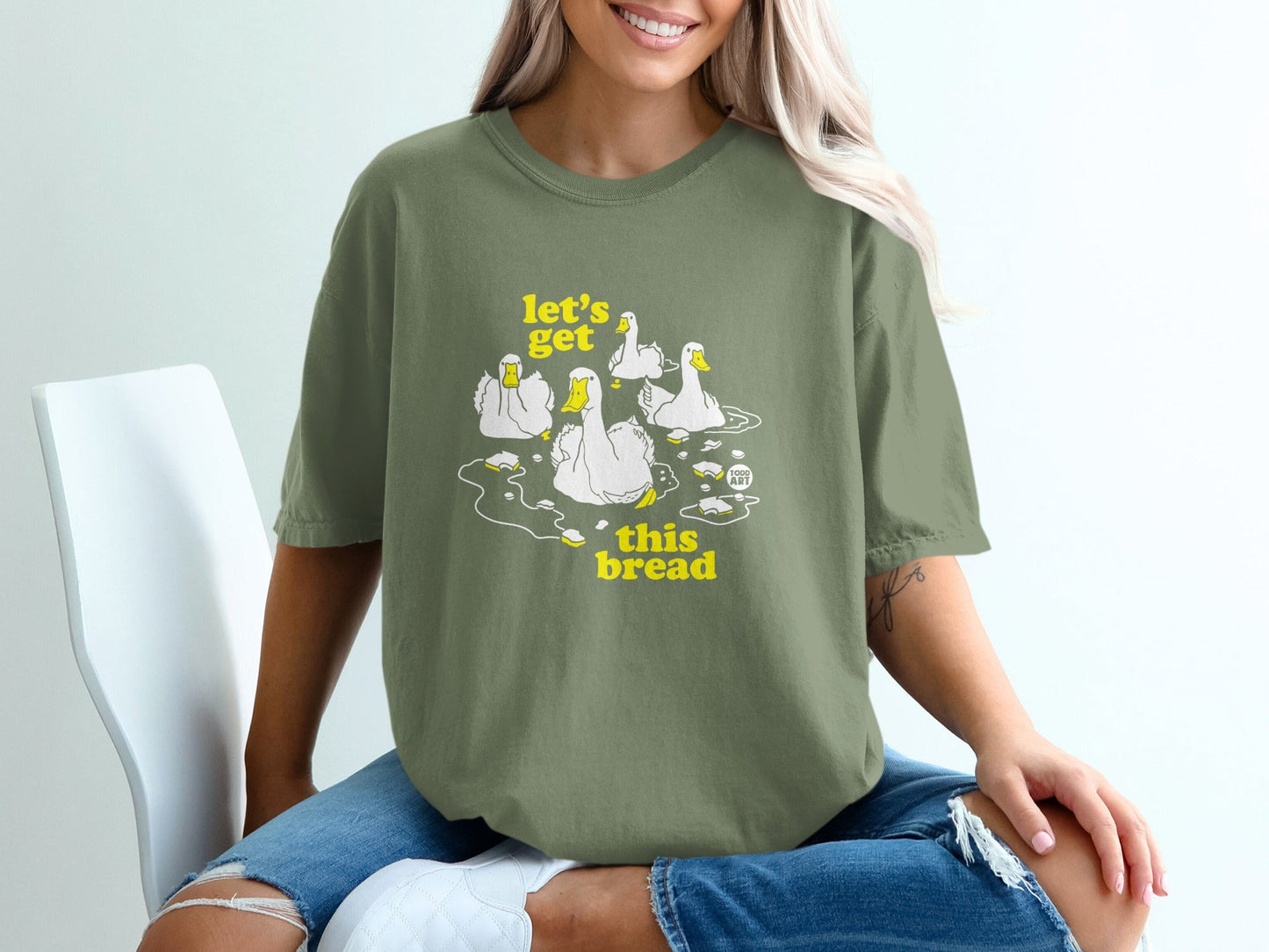 Let's Get This Bread Ducks Graphic Tee Shirt