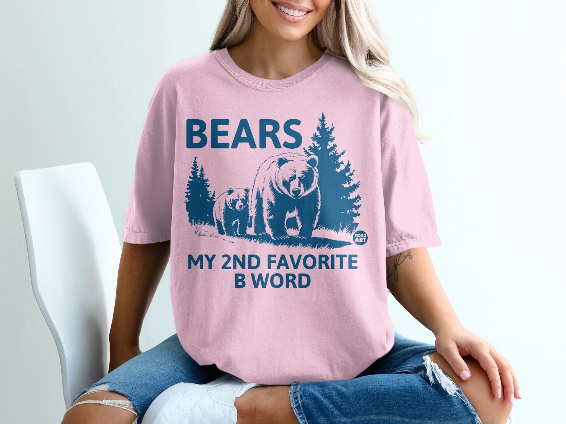 Bears My 2nd Favorite B Word Graphic T-Shirt
