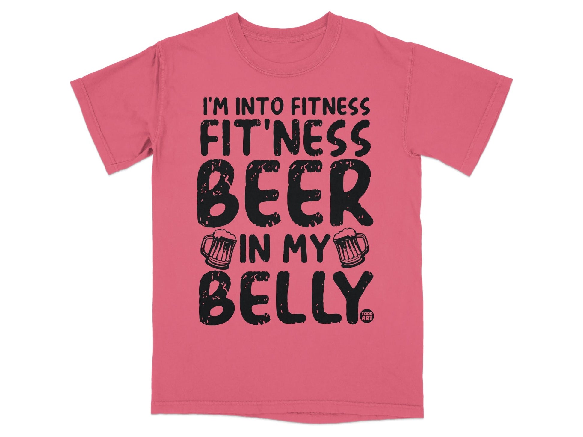 I'm Into Fitness Beer In My Belly Graphic Tee