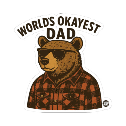 Cool Bear DadTodd Art Sticker