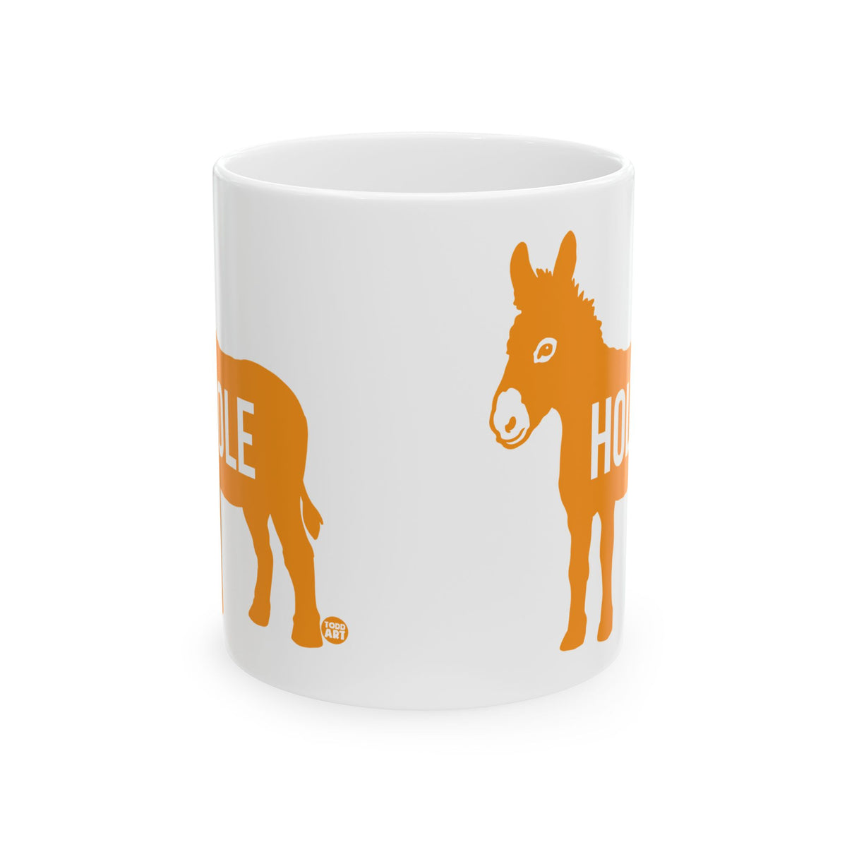 Ass Hole Donkey Todd Art Mug