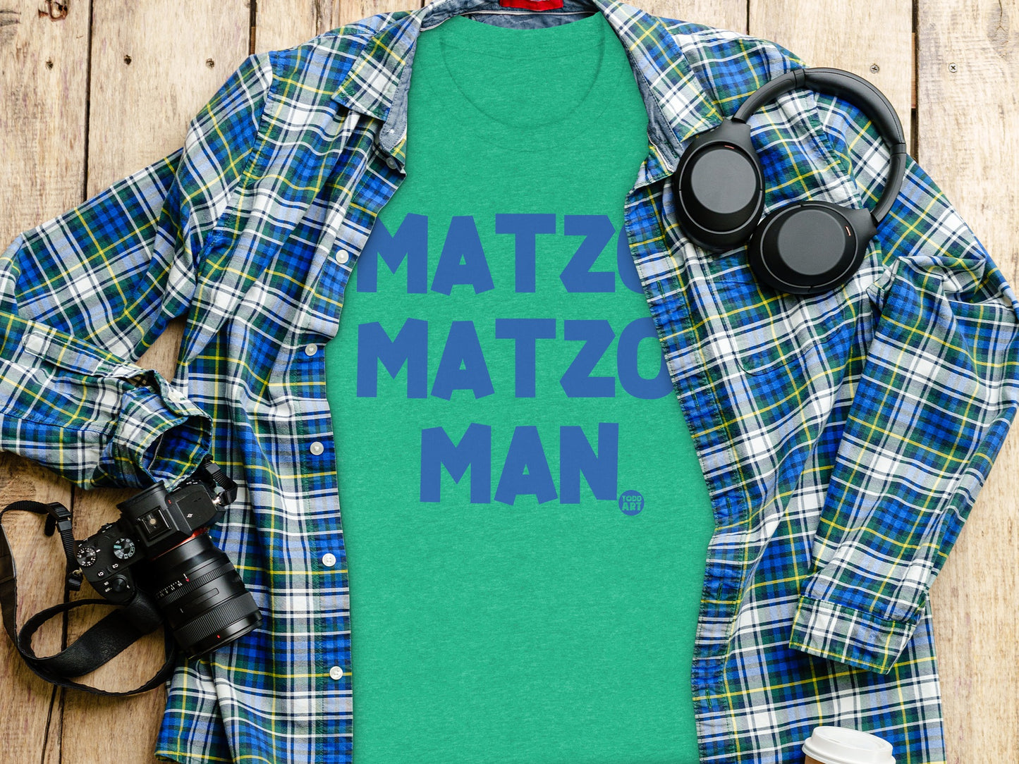 Matzo Matzo Man Trendy T-shirt for Camera Buffs