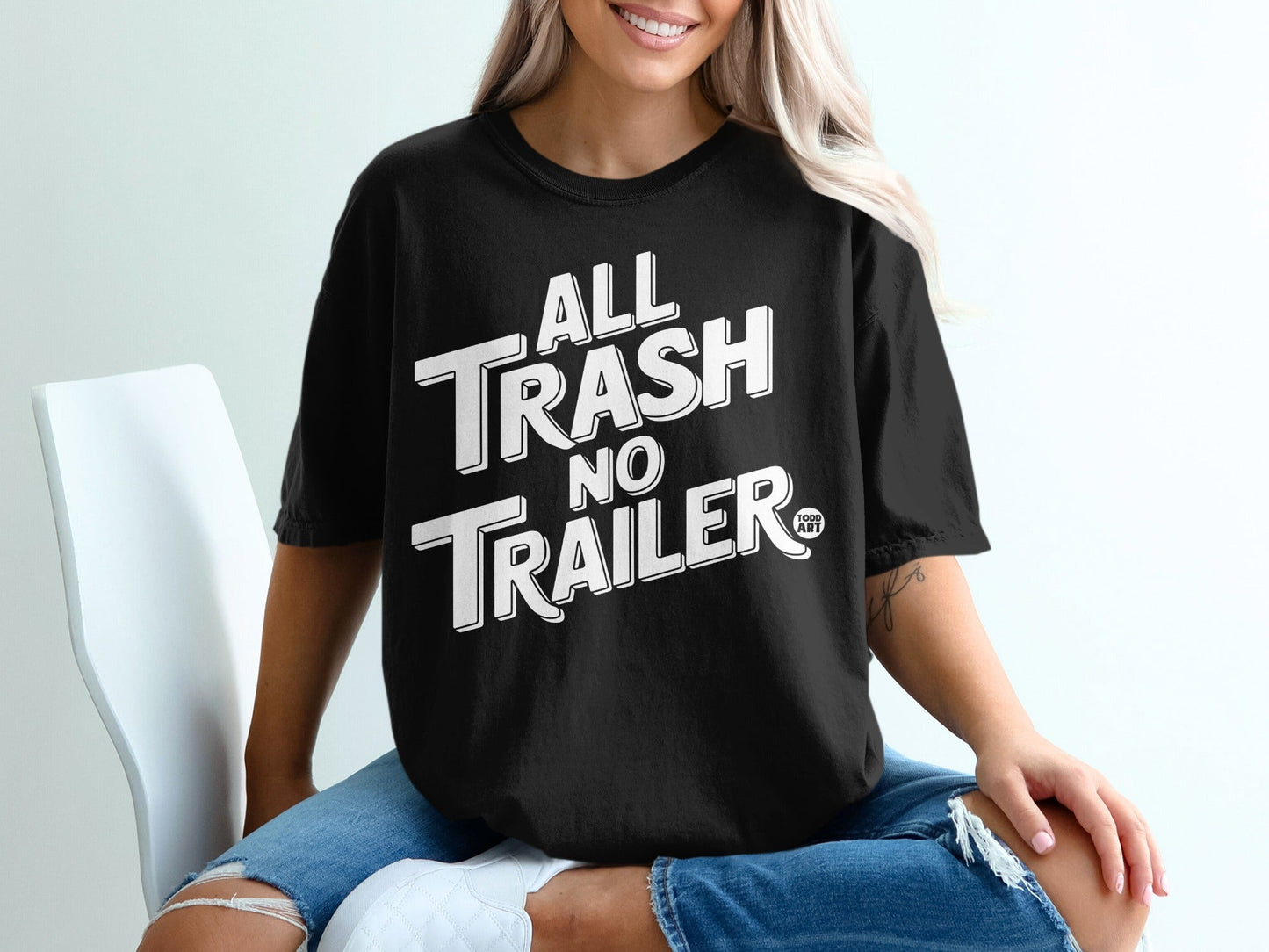 All Trash No Trailer Graphic Tee Shirt Product