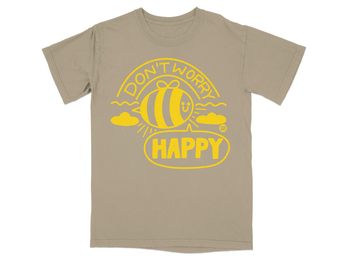 Don't Worry Bee Happy Graphic T-Shirt