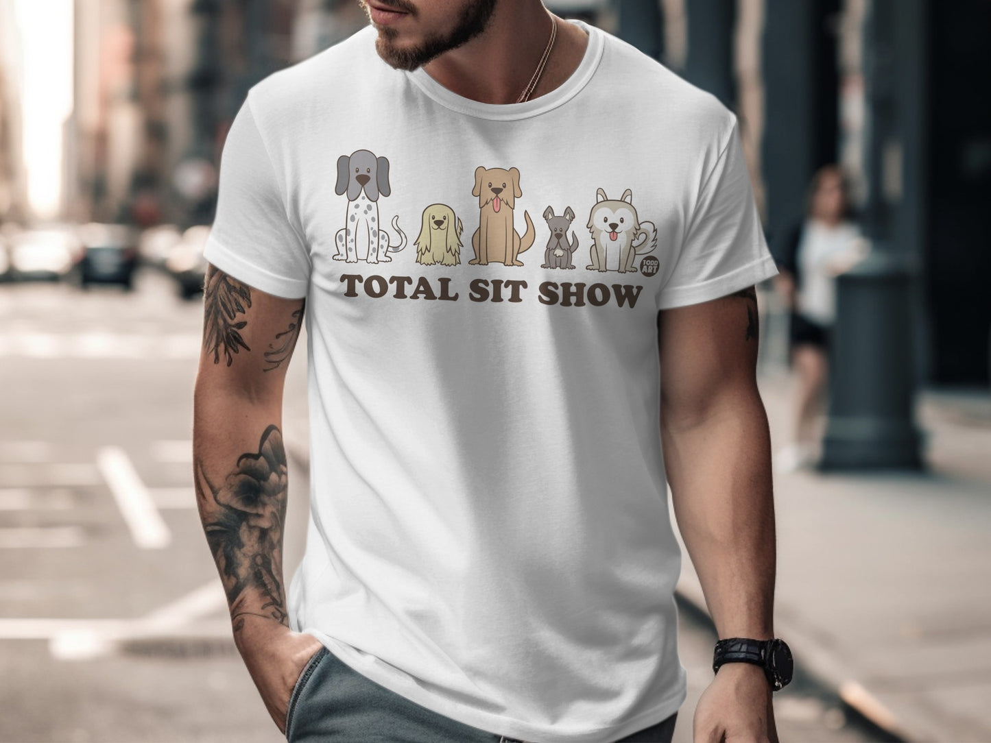 Total Sit Show Funny Graphic Print T-Shirt