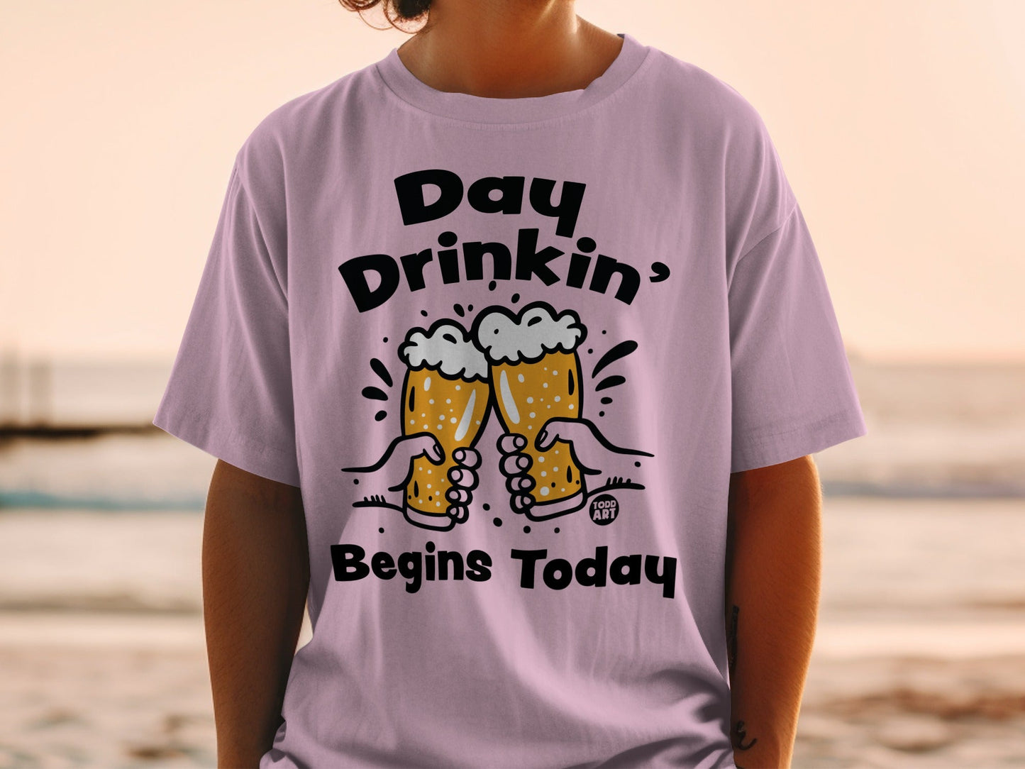 Day Drinkin' Begins Today Graphic T-shirt