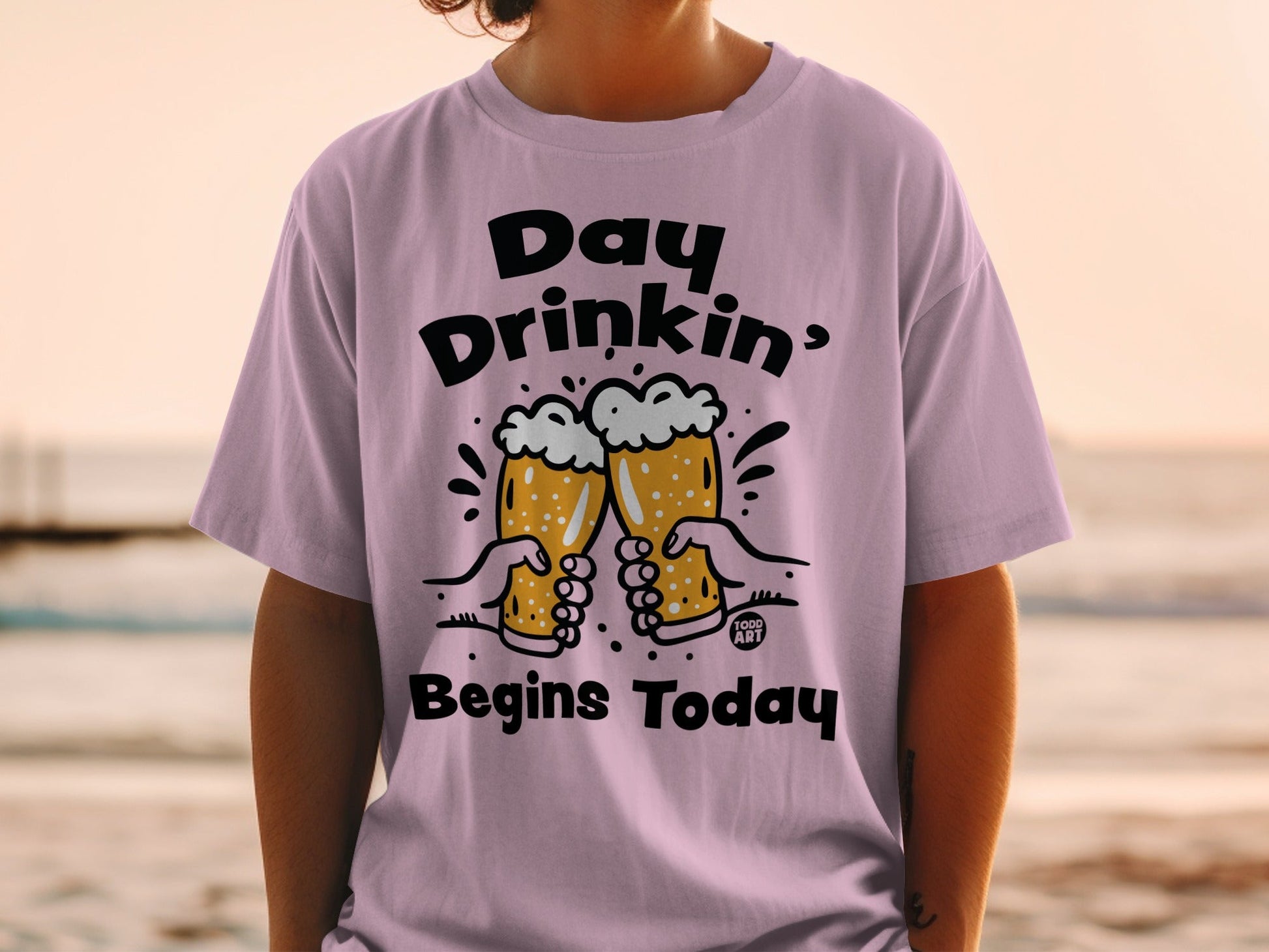Day Drinkin' Begins Today Graphic T-shirt