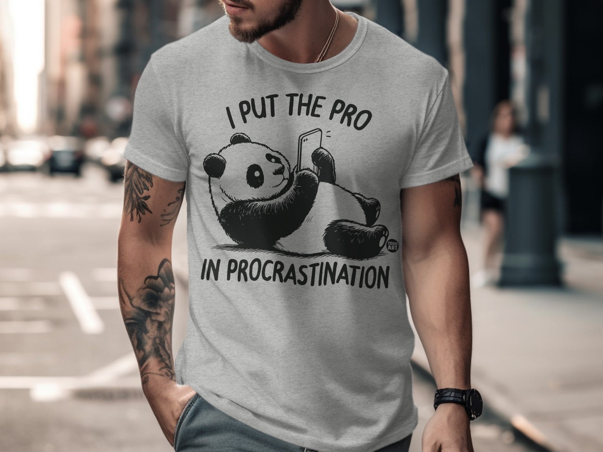 I Put The Pro In Procrastination Graphic T-shirt