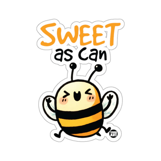 Cheerful Cute Bee Sweet as Can Whimsical Character 
