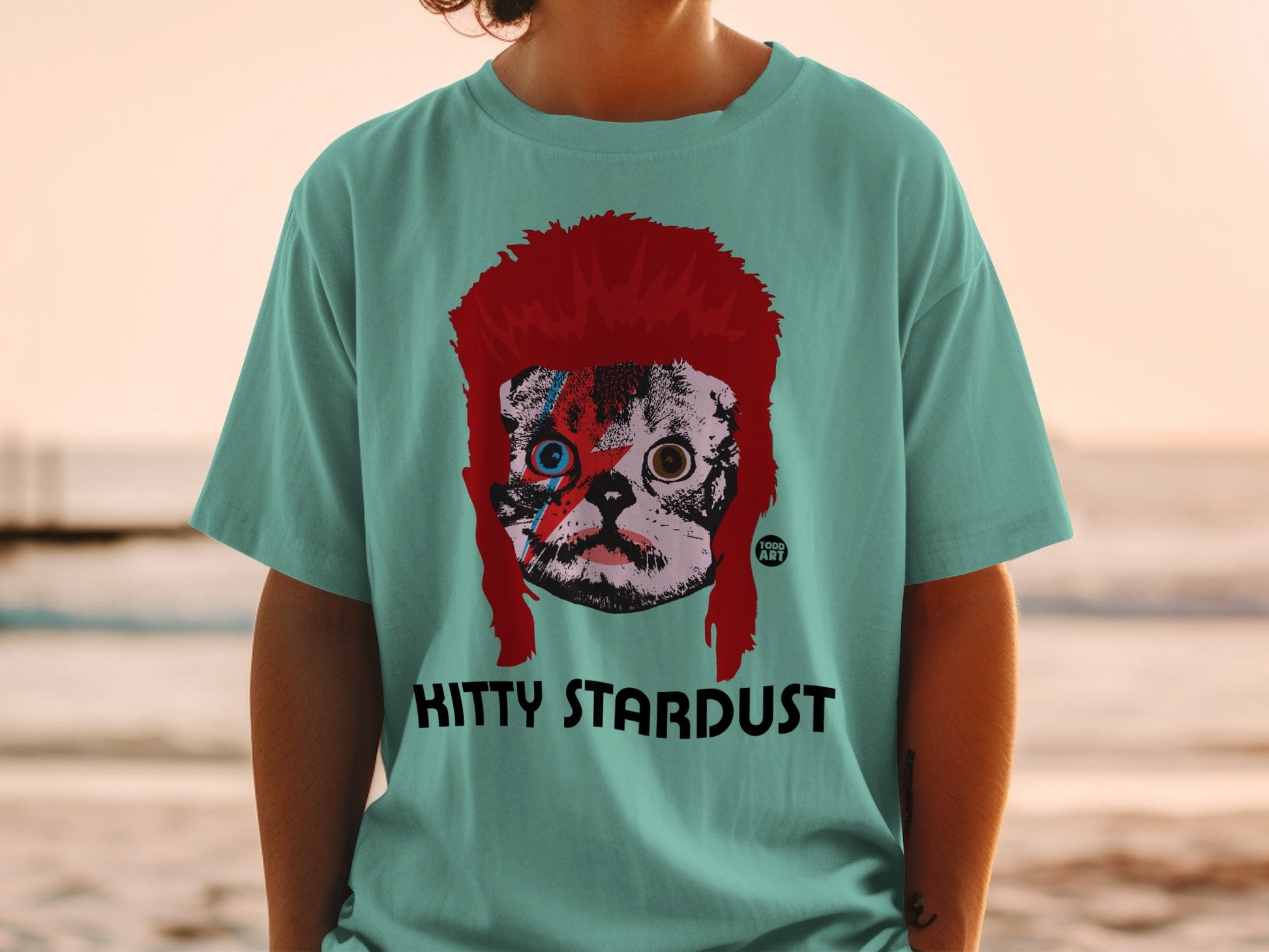 Kitty Stardust Graphic Print T-Shirt Product