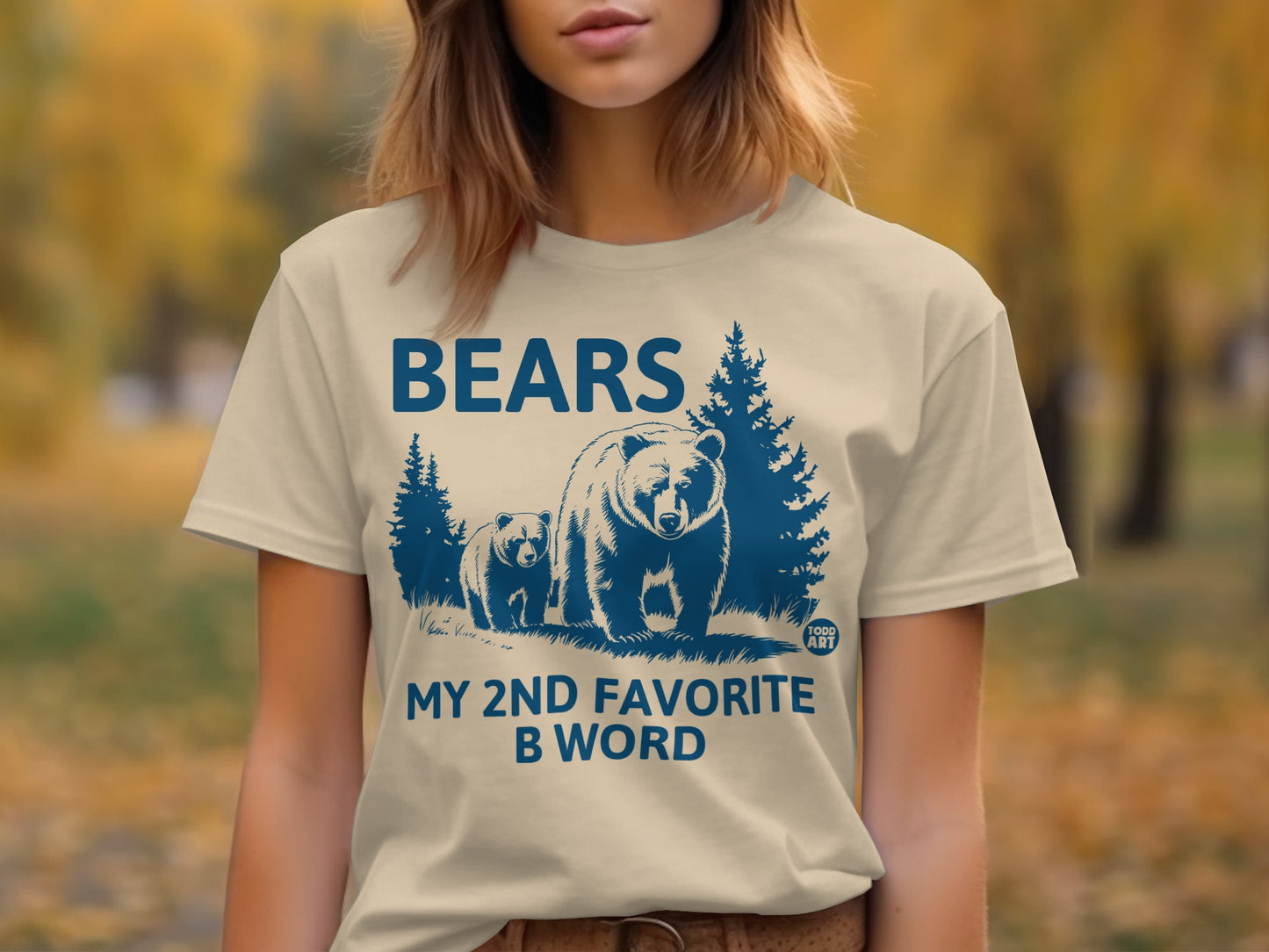 BEARS My 2nd Favorite B Word Graphic Shirt