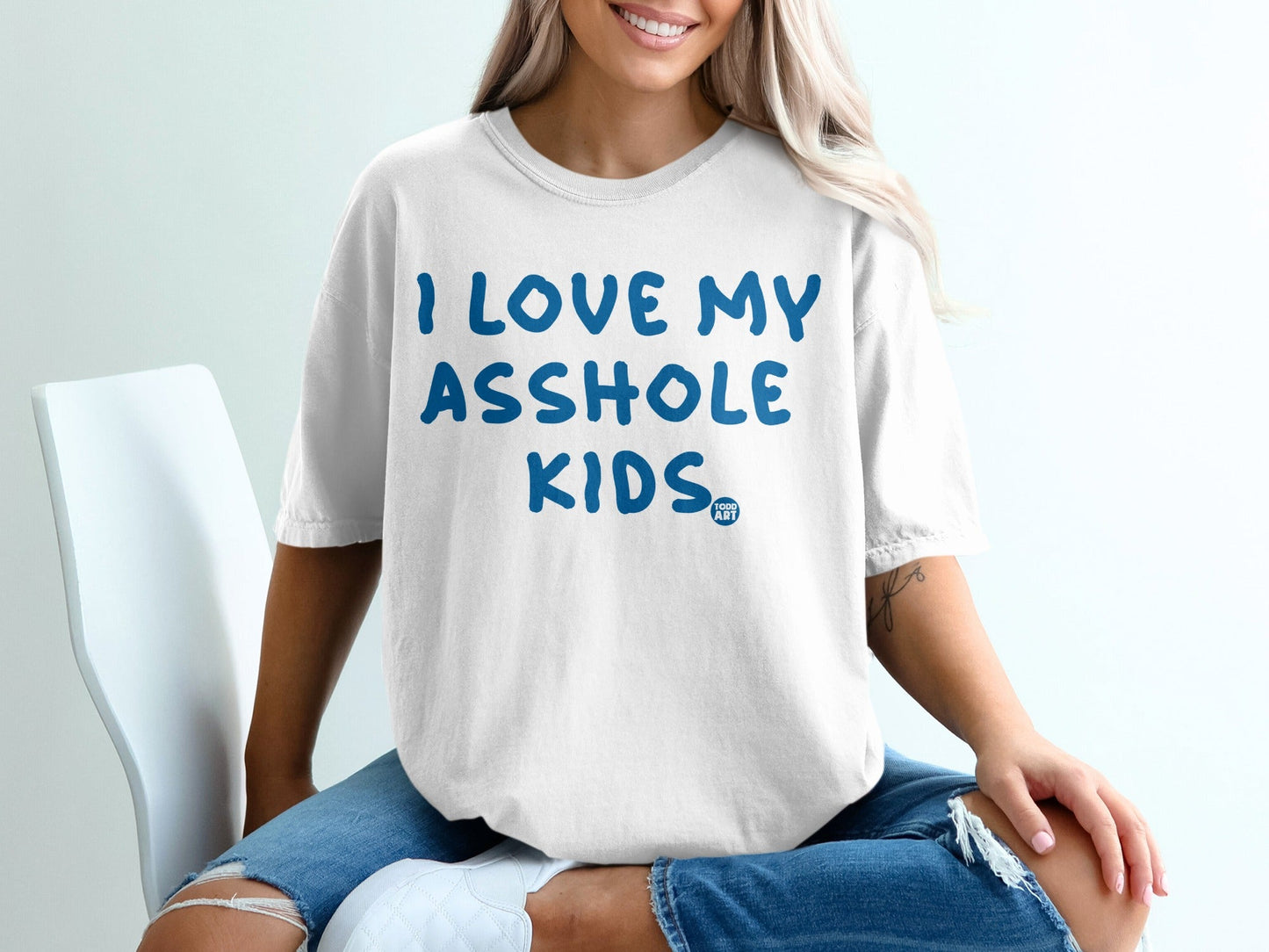 Funny I Love My Asshole Kids T-Shirt Casual Wear